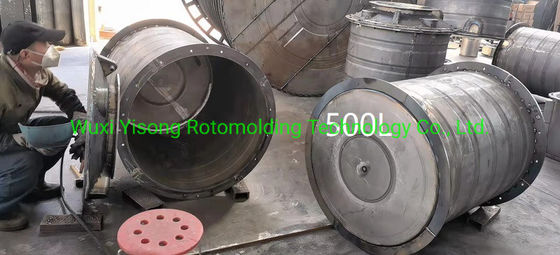 500L শিট মেটাল ওয়াটার ট্যাঙ্ক মোল্ড এলএলডিপিই প্লাস্টিক রোটোমোল্ডিং