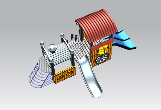 টিউব স্লাইড খেলার মাঠ Rotomoulding ছাঁচ প্লাস্টিক OEM আকার