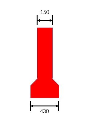 রোটেশনাল মোল্ডিং প্রোডাক্টস রোড ব্যারিয়ার（RED） 600x600